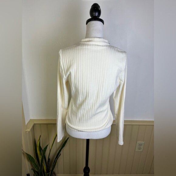 Veronica Beard Ivory Button-Down Shirt - Picture 7 of 13
